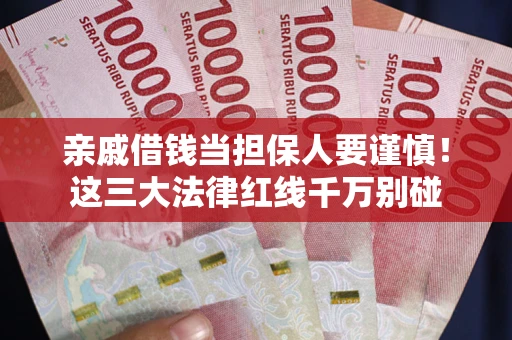 济南亲戚借钱当担保人要谨慎！这三大法律红线千万别碰