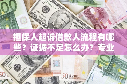 济南担保人起诉借款人流程有哪些？证据不足怎么办？专业律师解答