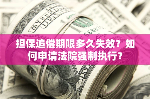 济南担保追偿期限多久失效？如何申请法院强制执行？