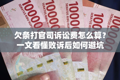 济南欠条打官司诉讼费怎么算？一文看懂败诉后如何避坑
